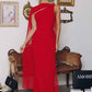 Amoris T730 One Shoulder Chiffon Formal Gown