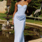 Amoris T747 Long Fitted Gown Convertible to Short Mini Dress