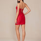 Nox Anabel T867 Dress Strapless Sweetheart Fitted Short Cocktail