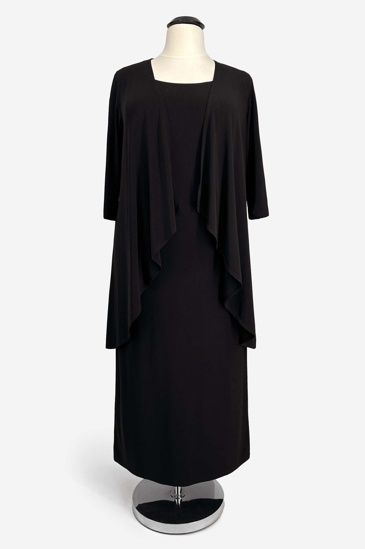 Vestido de noche semiformal de 2 piezas Amoris T9000