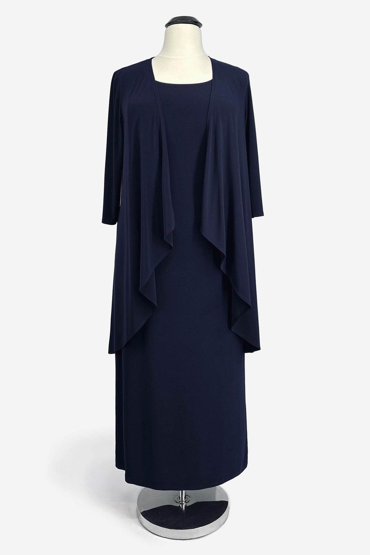 Vestido de noche semiformal de 2 piezas Amoris T9000