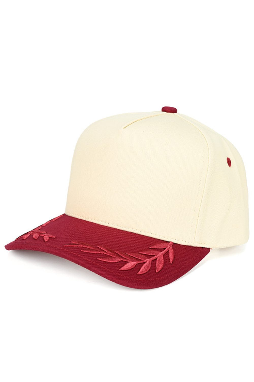 C.C Captain Oak Leaves Embroidered Trucker Cap