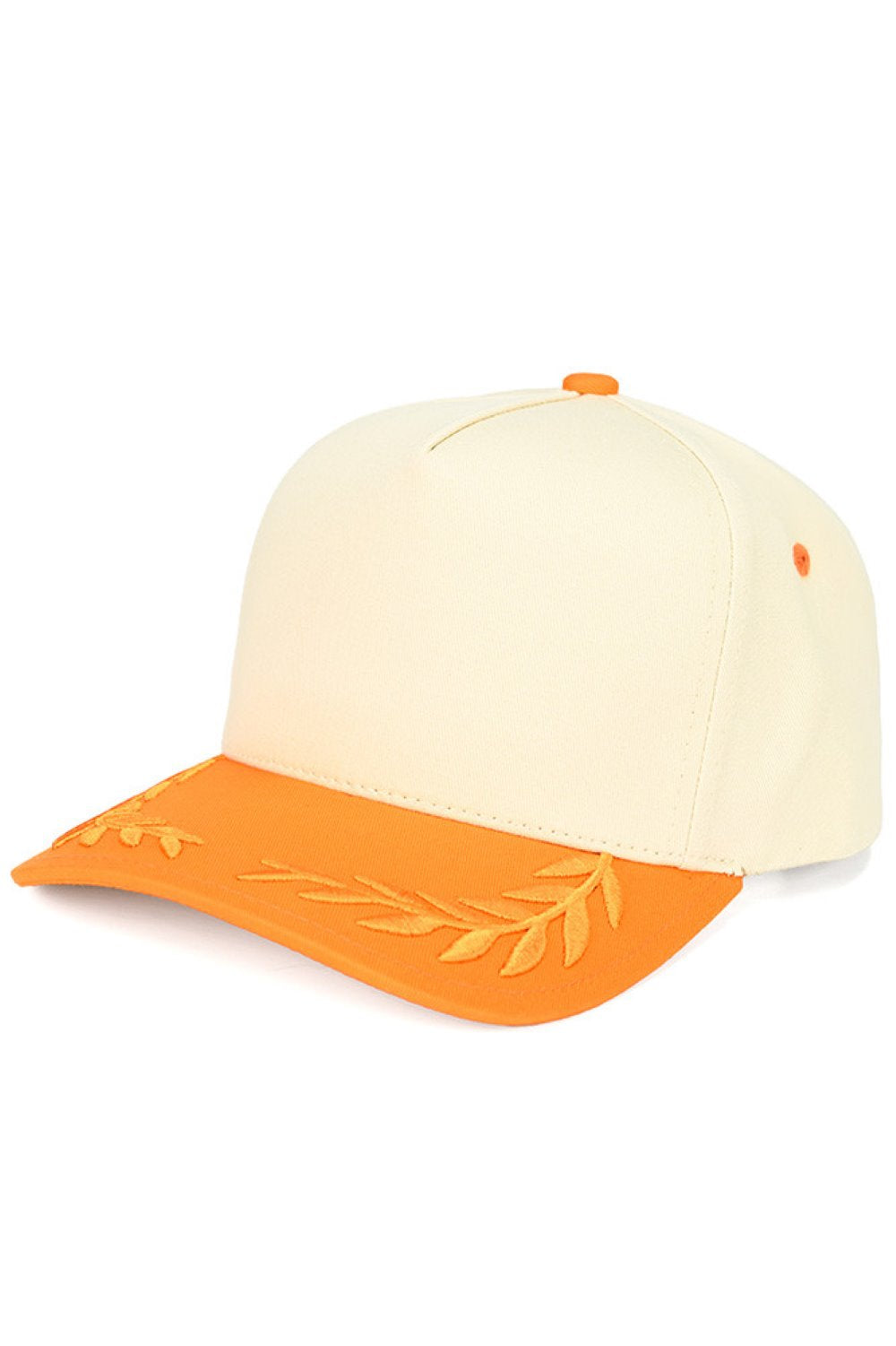 C.C Captain Oak Leaves Embroidered Trucker Cap