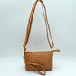 Woven 2-in-1 Crossbody Bag and Wristlet Clutch