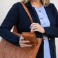 Floral Tote W/Crossbody