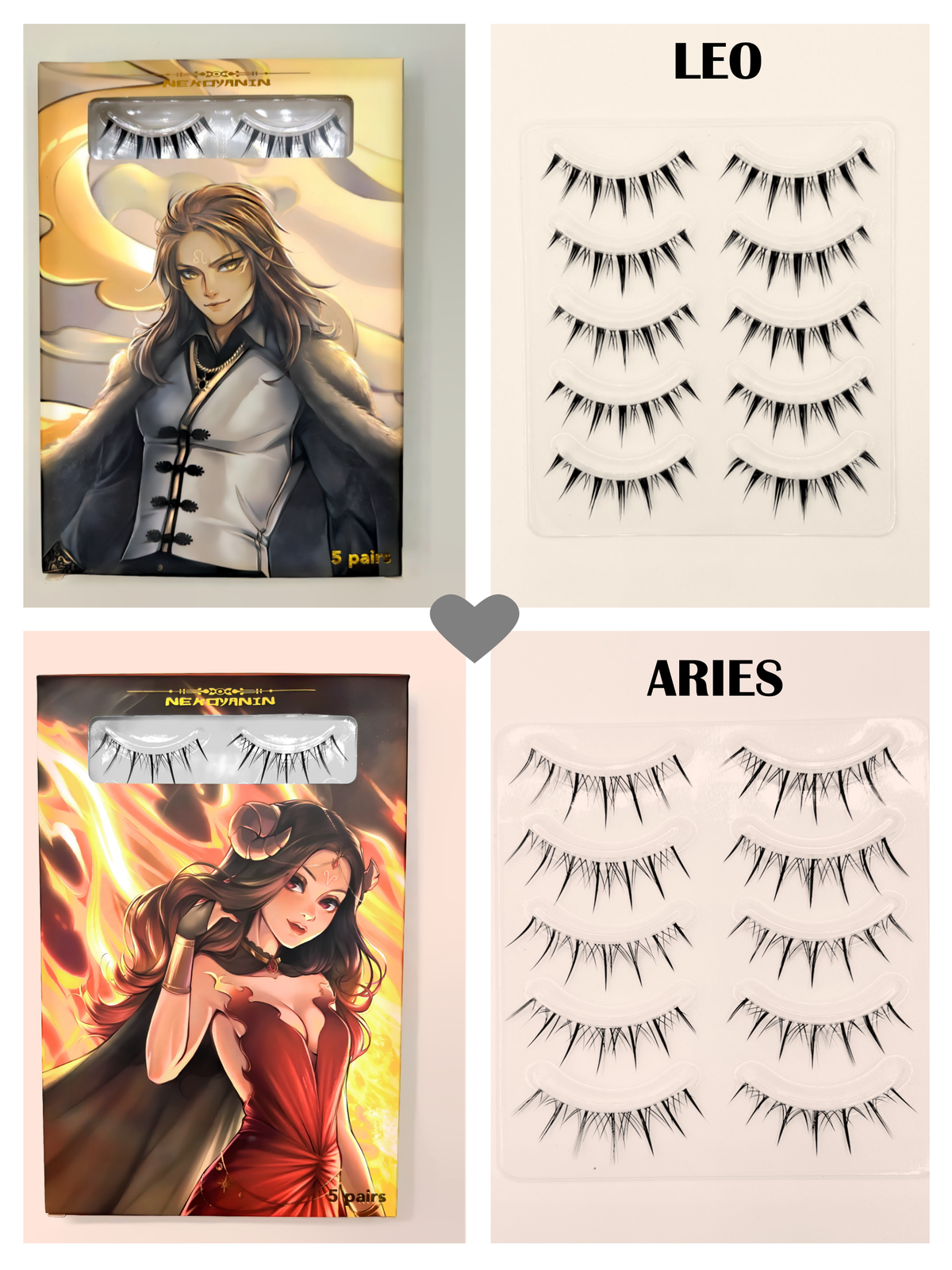 Pestañas Manga Zodiac