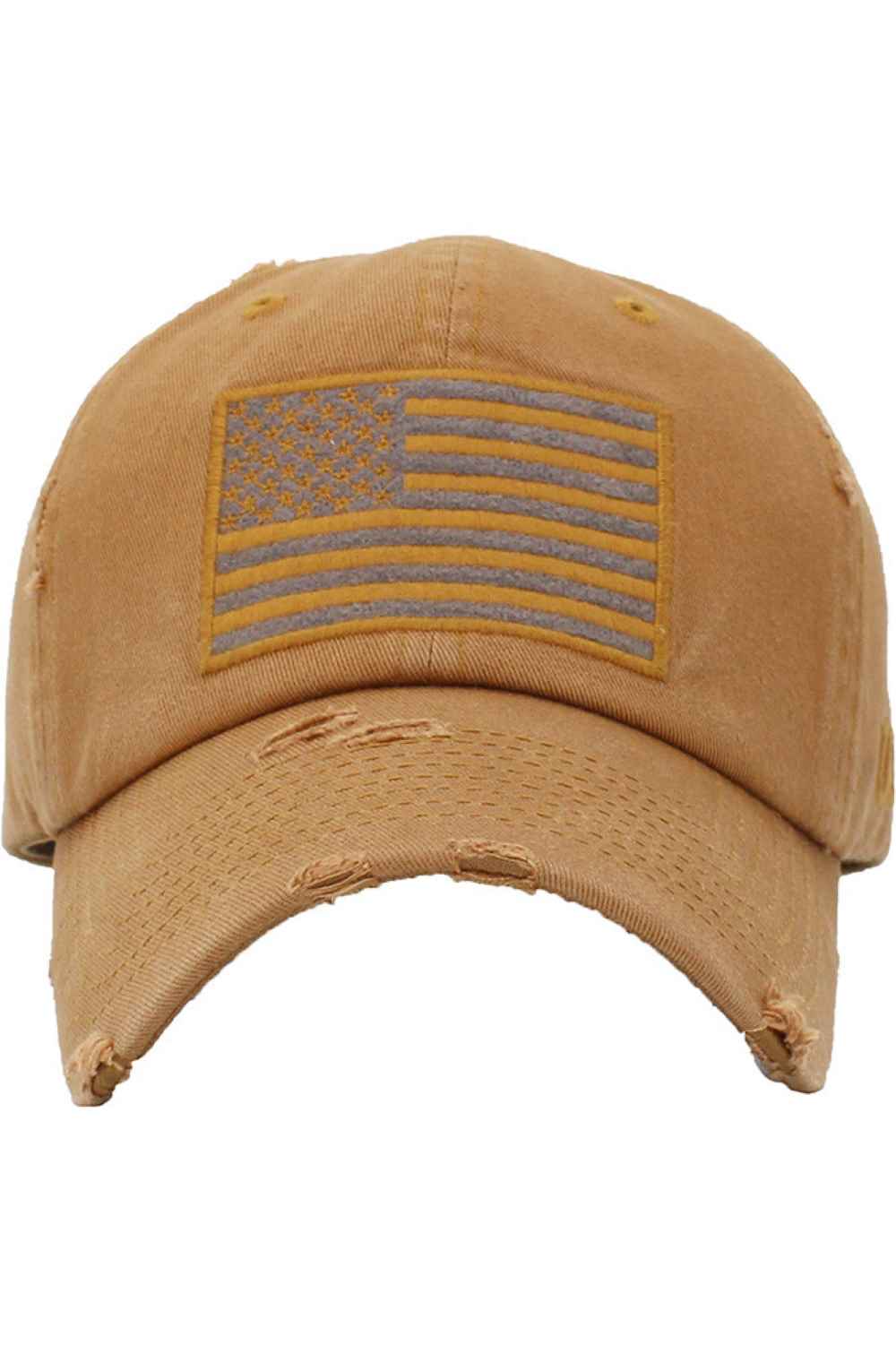Women's American Flag Vintage Baseball Cap 4th of July