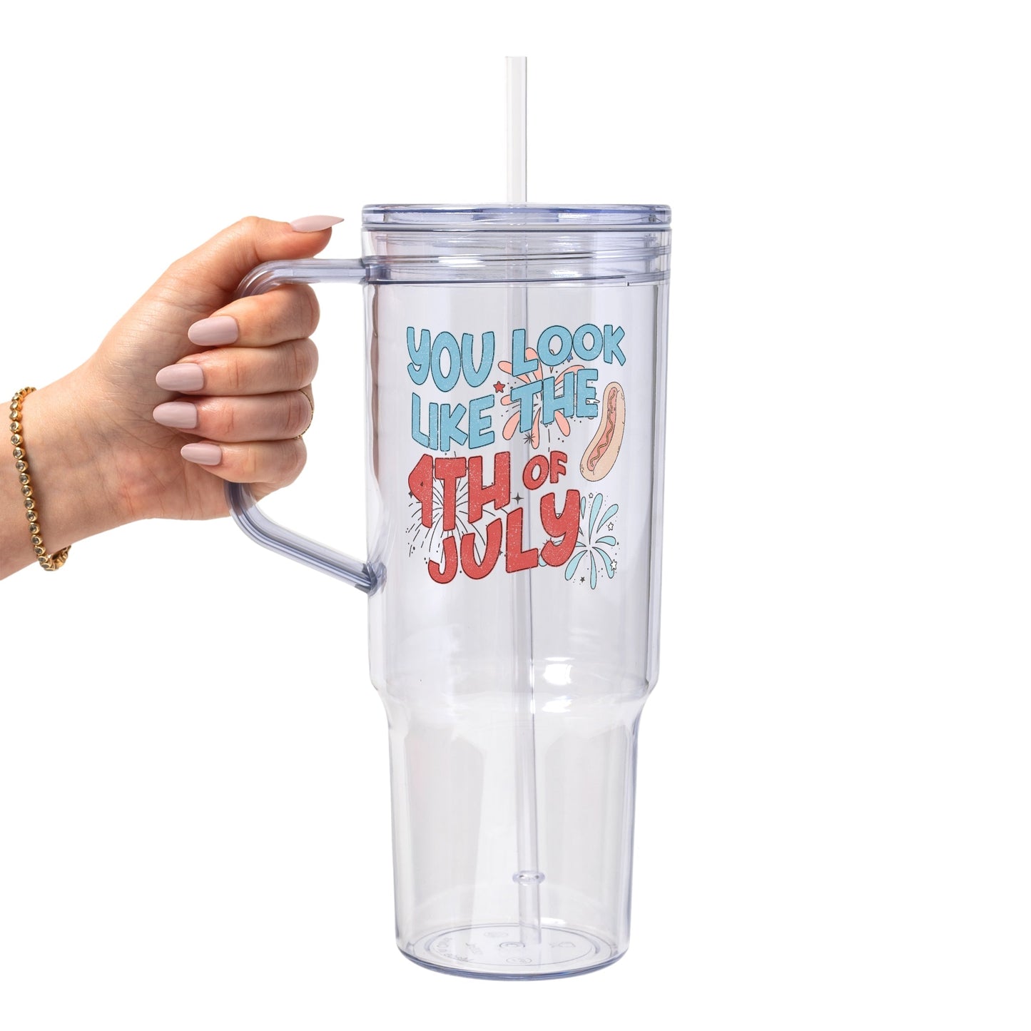 4th Of July Glass Cups