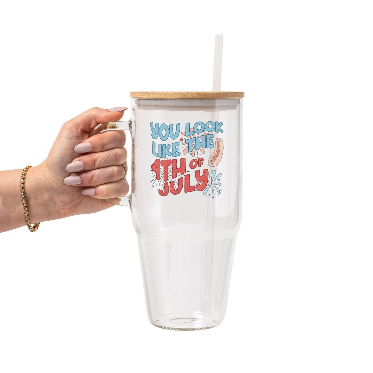 4th Of July Glass Cups