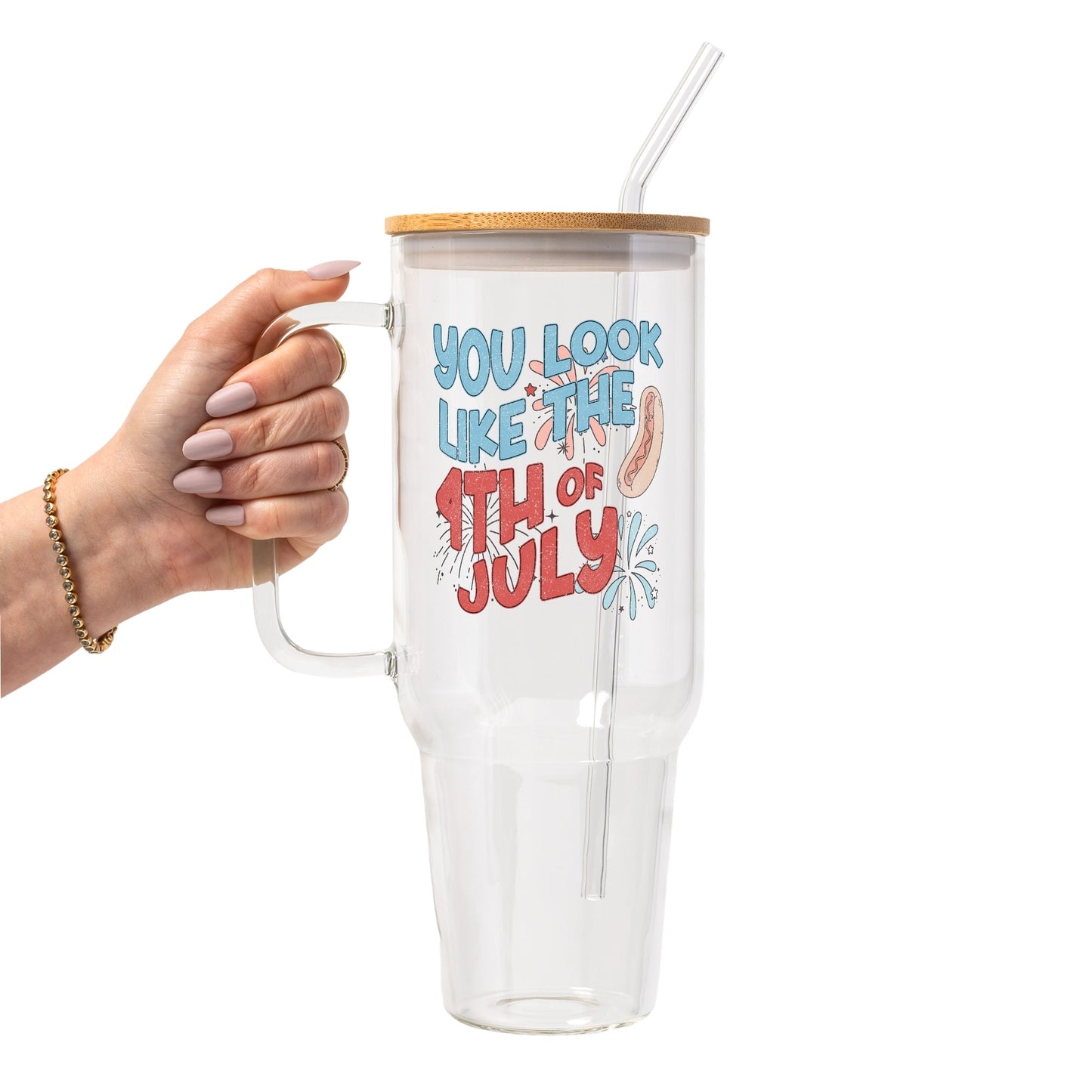4th Of July Glass Cups