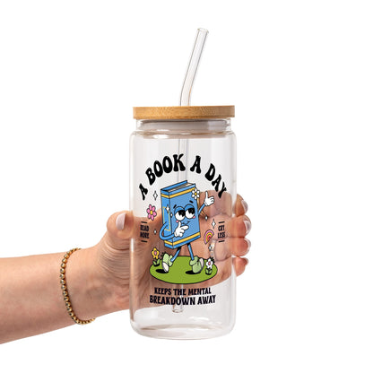 A Book A Day Glass Cups