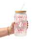 Coquette Baseball Glass Cups