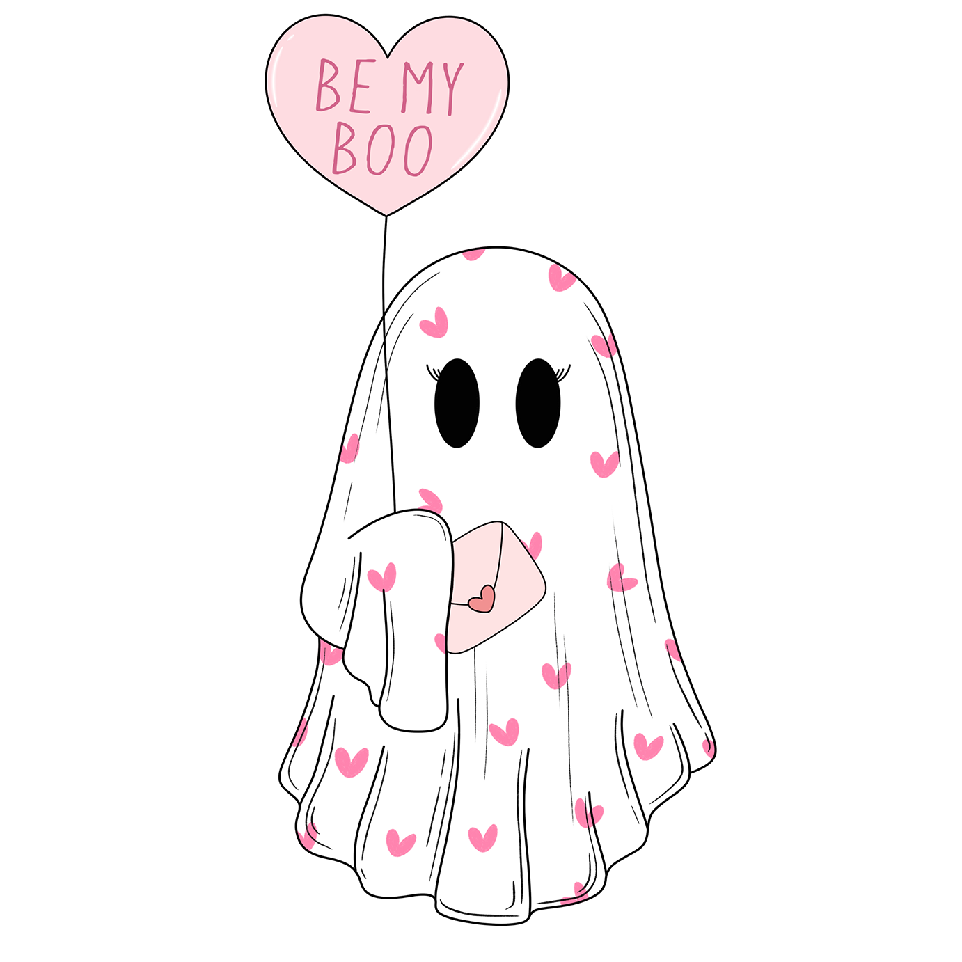 Be My Boo Ghostie Glass Cups