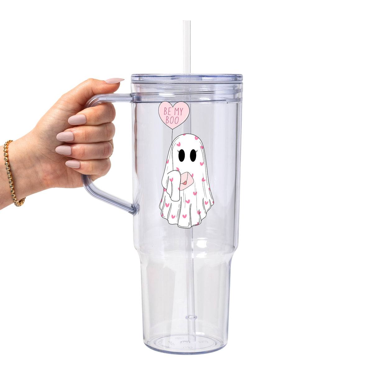 Be My Boo Ghostie Glass Cups