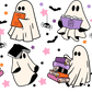 Ghosts and Books Glass Cups