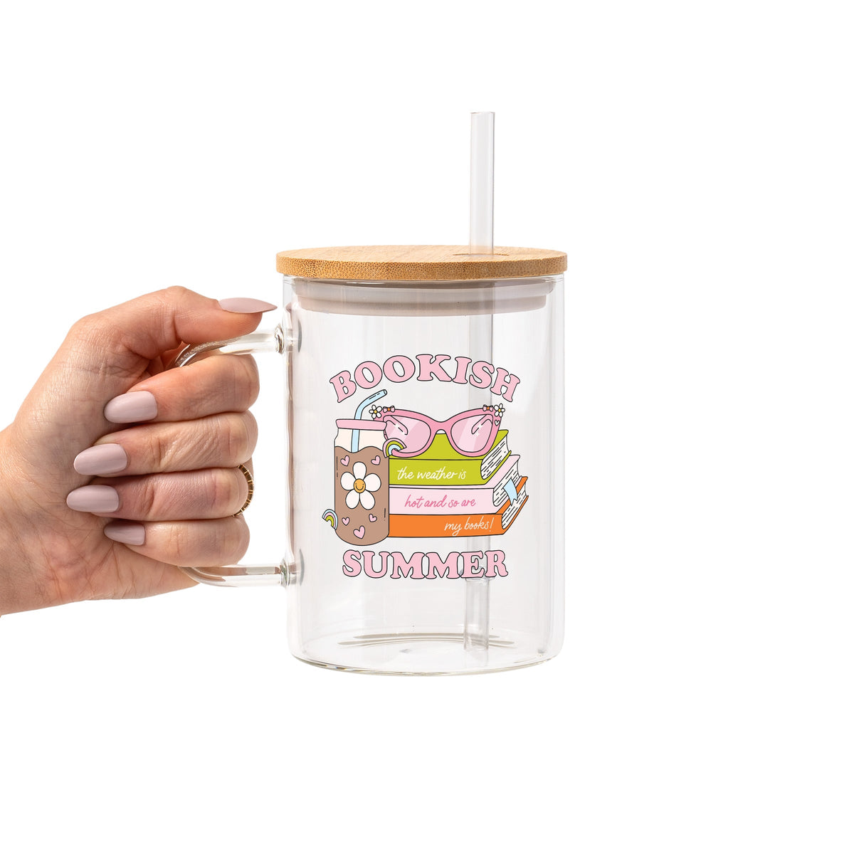 Bookish Summer Glass Cups