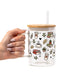 Bookish Book Lover Glass Cups