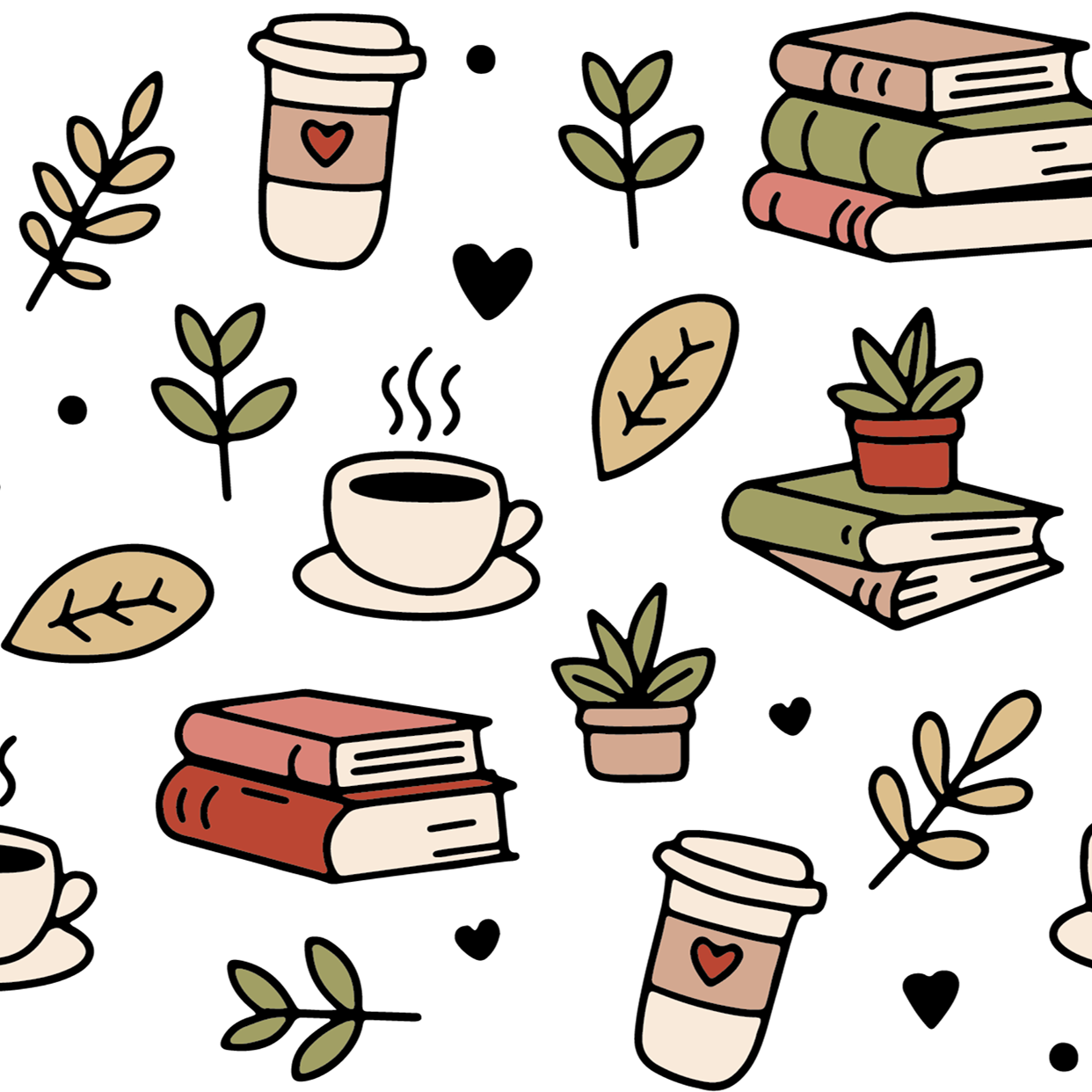 Bookish Book Lover Glass Cups