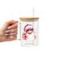 Cozy Christmas Bubbles Glass Cups