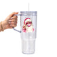Cozy Christmas Bubbles Glass Cups