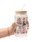 Halloween Fall Coffees Glass Cups