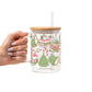 Bookish Christmas Glass Cups