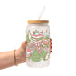 Bookish Christmas Glass Cups