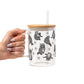 Coffee Loving Raccoon Glass Cups