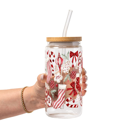 Cozy Christmas Glass Cups