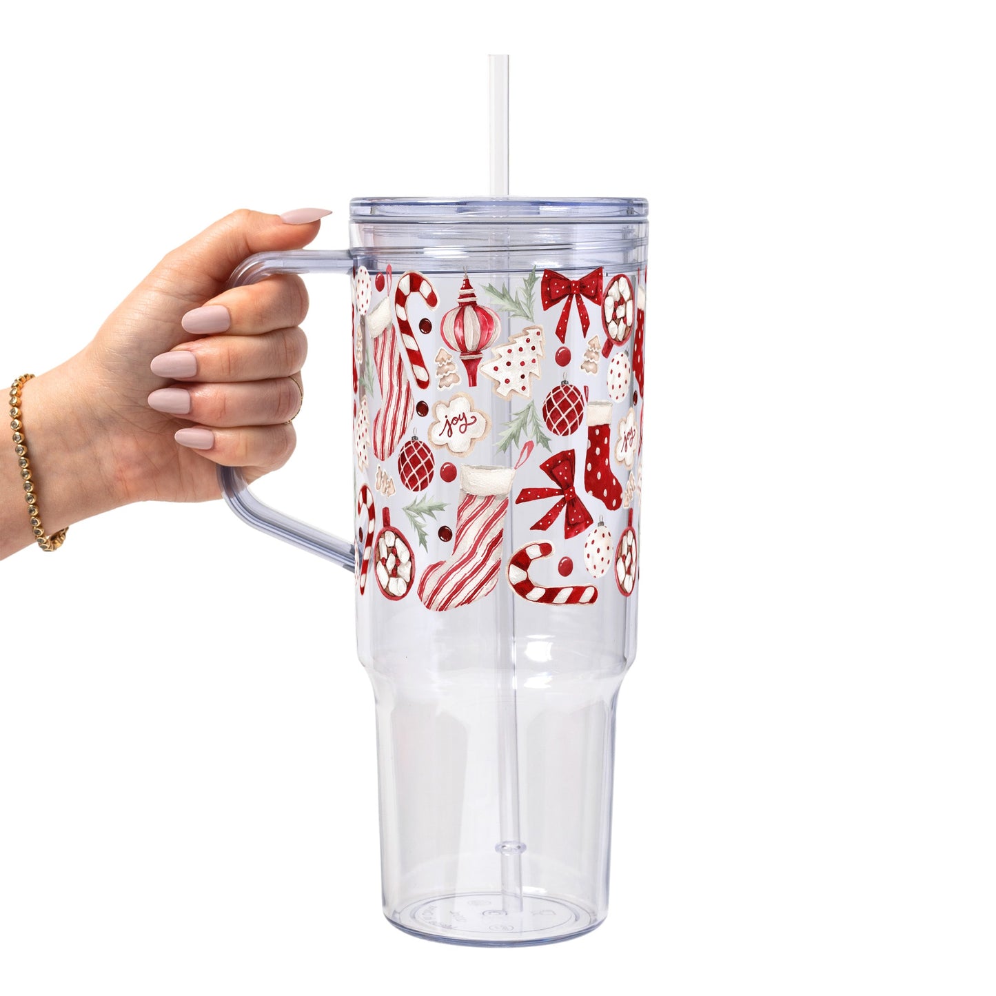 Cozy Christmas Glass Cups