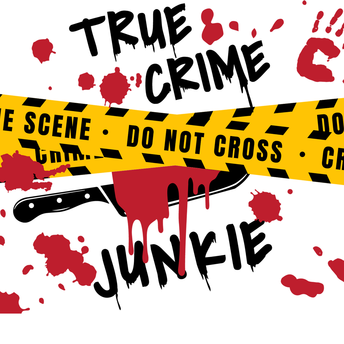 True Crime Junkie Glass Cups