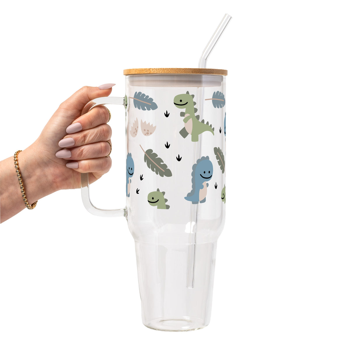 Tiny Dinos Glass Cups