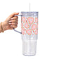 Valentine Donut Hearts Glass Cups