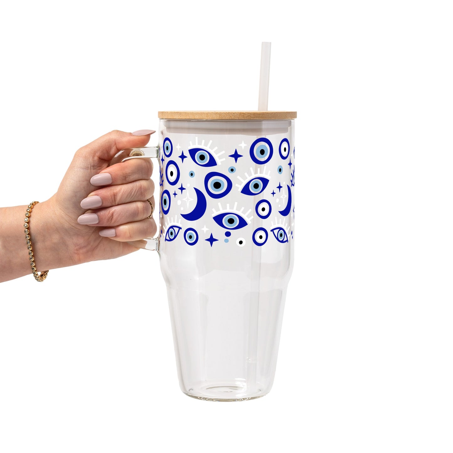 Evil Eye Glass Cups