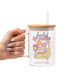 Fueled By Coffee & Anxiety Glass Cups
