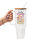Fueled By Coffee & Anxiety Glass Cups