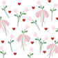 Coquette Tulips Glass Cups