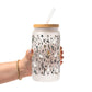 Vasos de cristal gansos del jardín de primavera