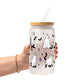 Ghost Cat Glass Cups