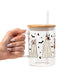 Ghost Dogs Halloween Glass Cups