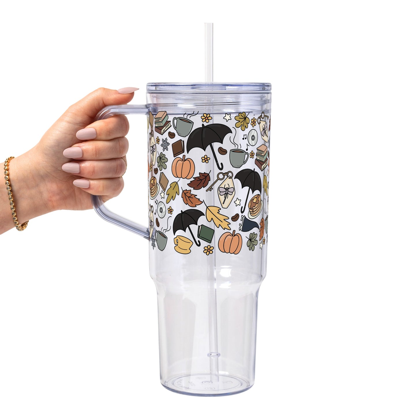 Fall Girls Glass Cups