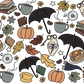 Fall Girls Glass Cups