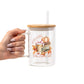 Just a Girl Who Loves Fall Glass Cups