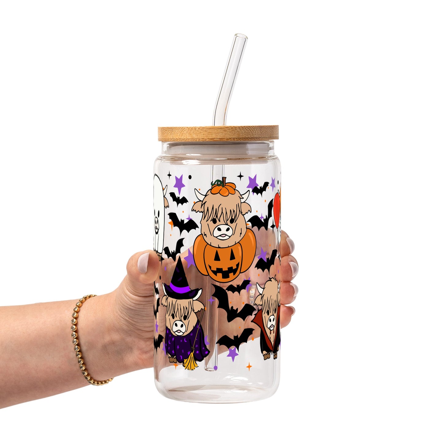 Highland Horror Glass Cups