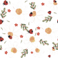 Daisy Ladybug Floral Glass Cups