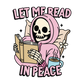 Let Me Read In Peace Glass Cups