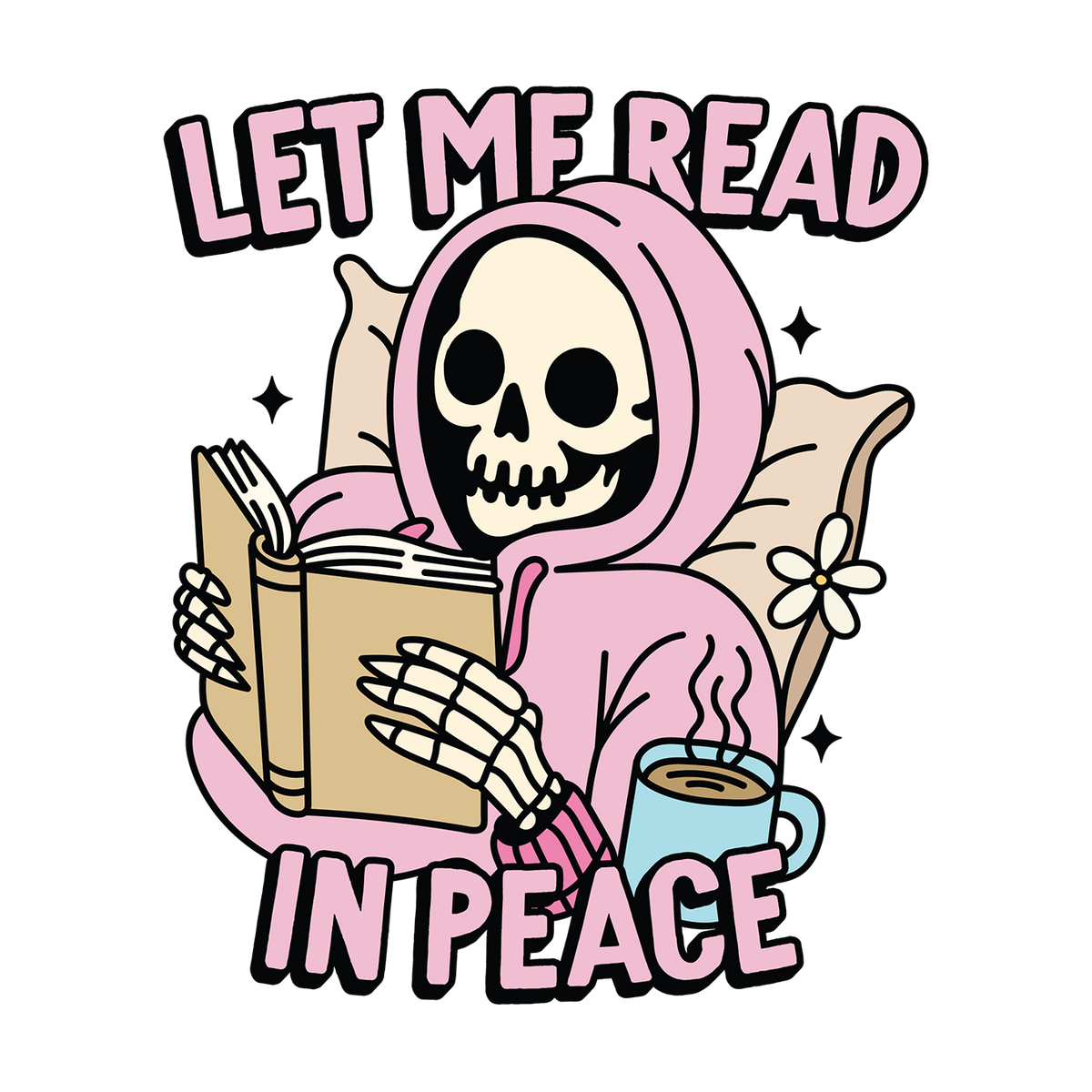 Let Me Read In Peace Glass Cups