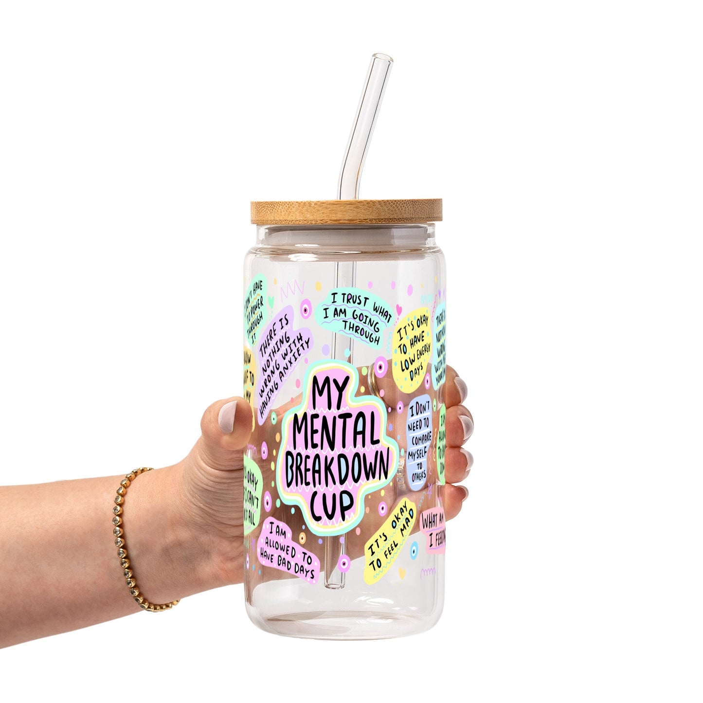 My Mental Breakdown Glass Cups