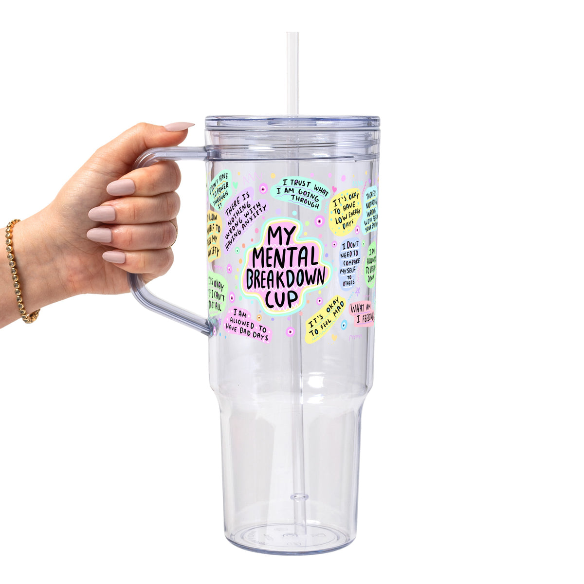 My Mental Breakdown Glass Cups