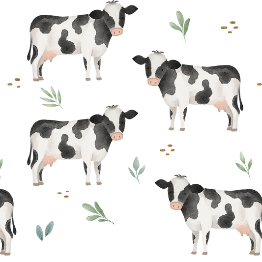Cow Print Glass Cups